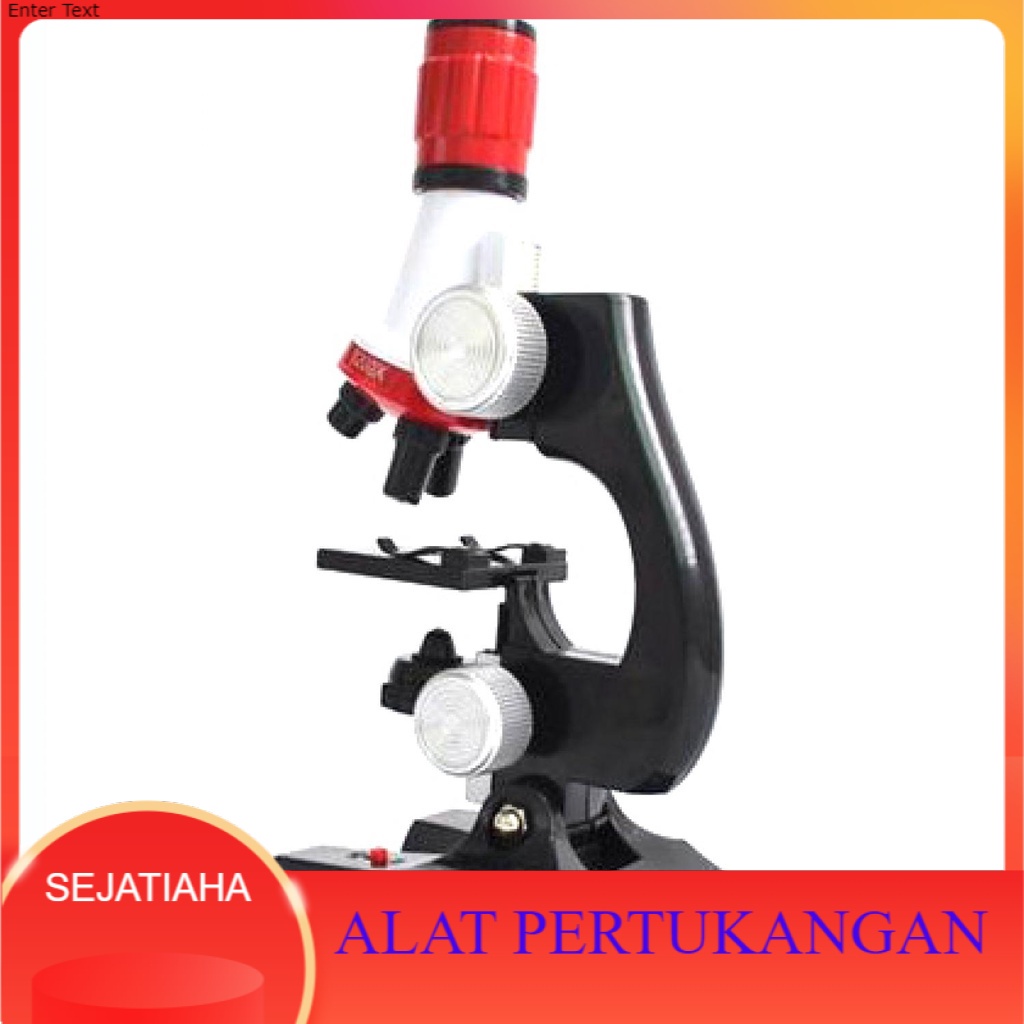 

Mikroskop Edukasi Pembesaran 1200X Magnification Tingkat Pembesaran: 100x, 400x, dan 1200x