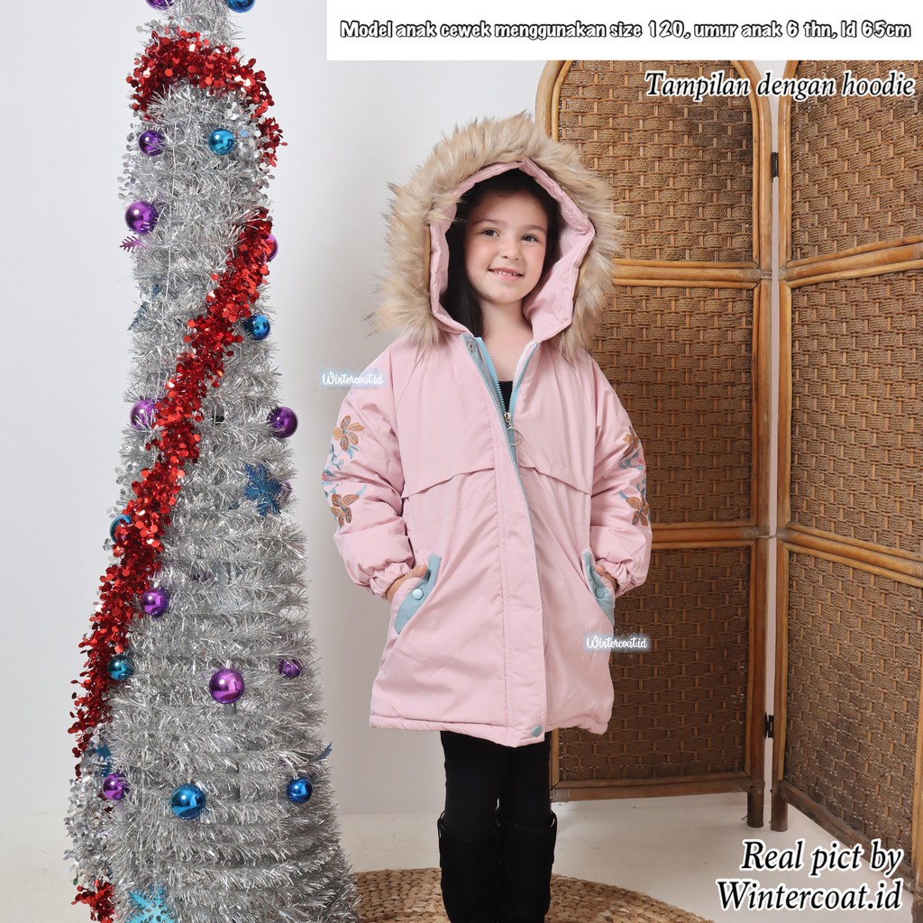 Winter coat girls kids jacket jaket musim dingin anak perempuan cewek import Felice hangat tebal