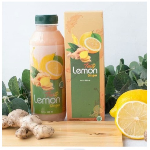 

Tasty Lemon Ginger 500ml Original / Minuman Sari Lemon Plus Jahe Asli