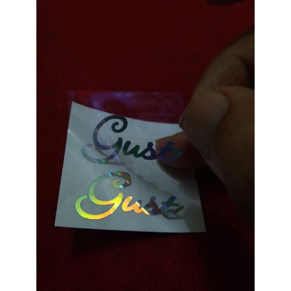 Cutting Sticker Fnhon Gust Hologram (Gustnya saja)