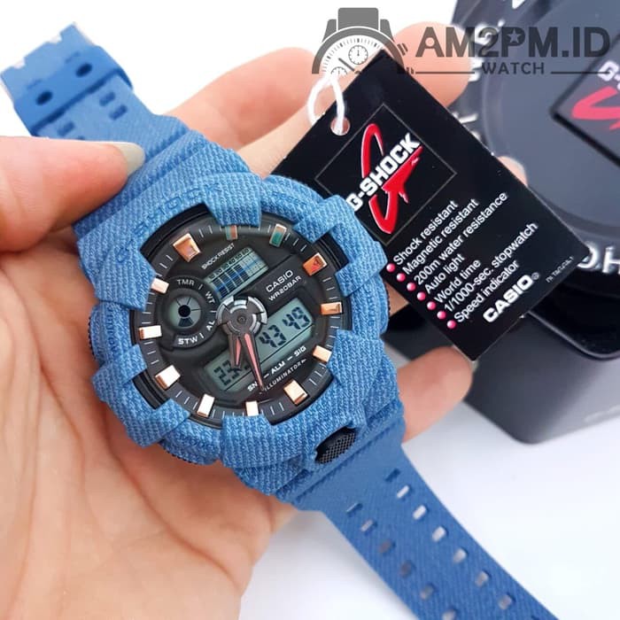 JAM TANGAN G-SHOCK GA-700 DENIM MIDDLE LIGHT
