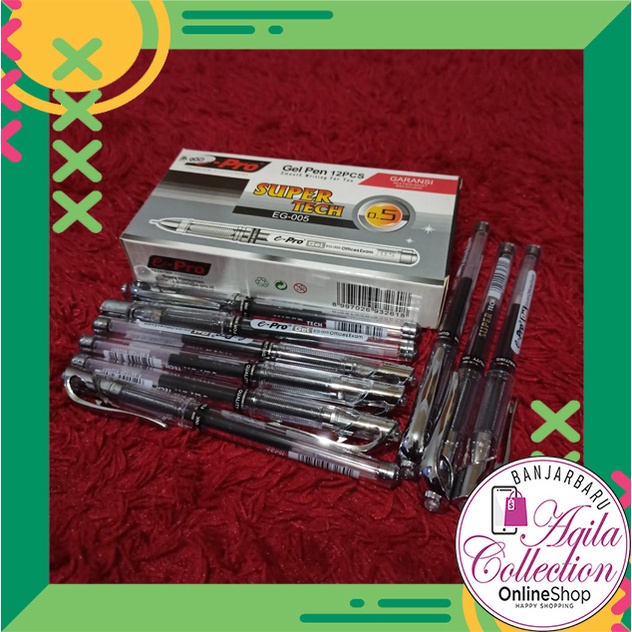 

GEL PEN PULPEN E-PRO SUPER TECH EG-005