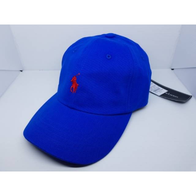 Topi Polo Ralph Lauren Biru Original