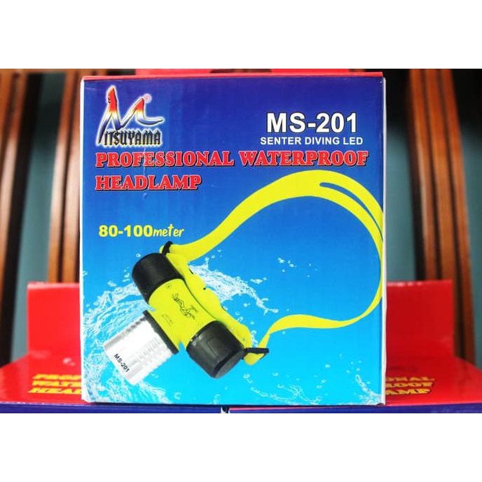 Terlaris Headlamp Selam / Water Proof / Senter Kepala Selam / Anti Air