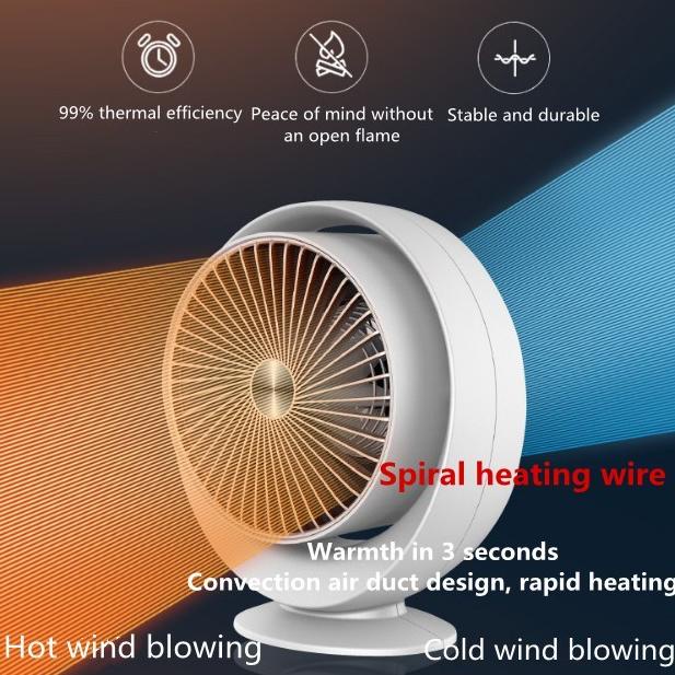 Sma Kipas Angin Penghangat Ruangan Elektrik Mini Portable Untuk