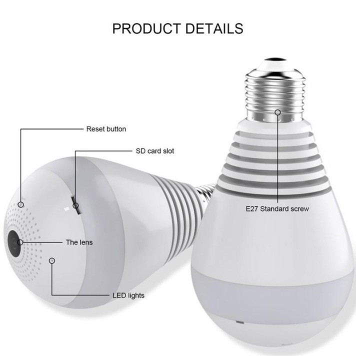 Kamera Lampu IP Wifi