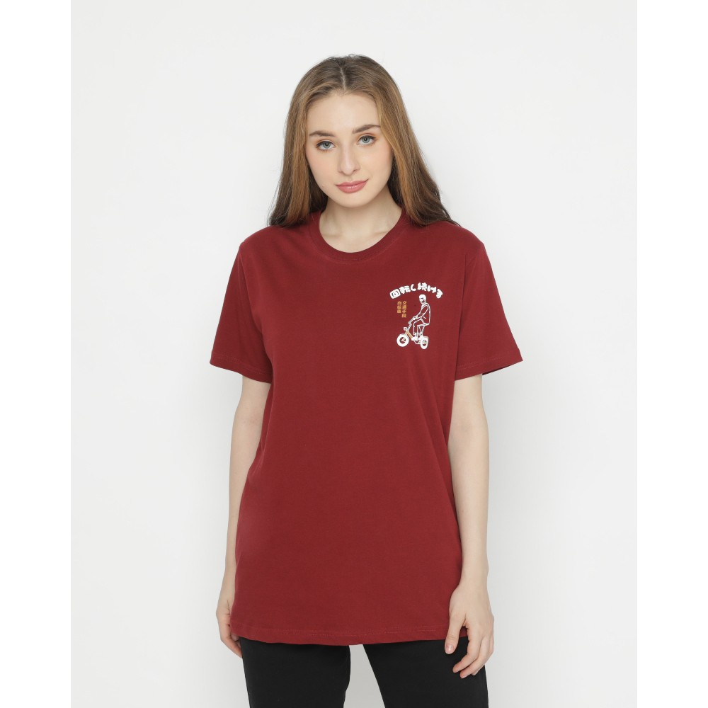 

Erigo T-Shirt Baiku Maroon