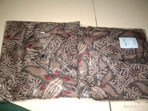 Maura Couple - Sania Ruffle Batik Couple Ori Ndoro Jowi Dnt Batik Kaiya