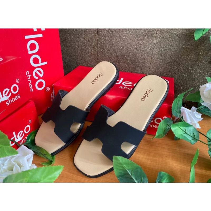 sandal fladeo / sandal slop/sandal H/sandal santai/sandal cantik/sandal teplek/sandal wanita