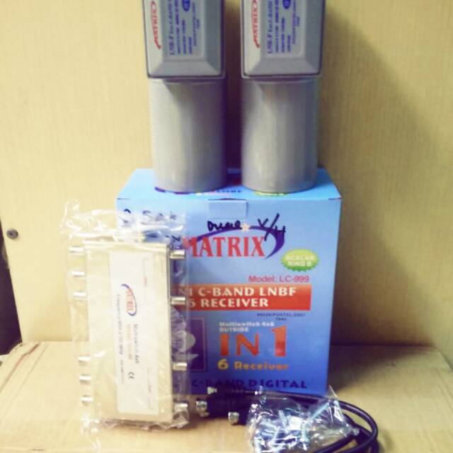 LNB PARAREL PARABOLA 2 SATLIT 6 Receiver 1 Parabola