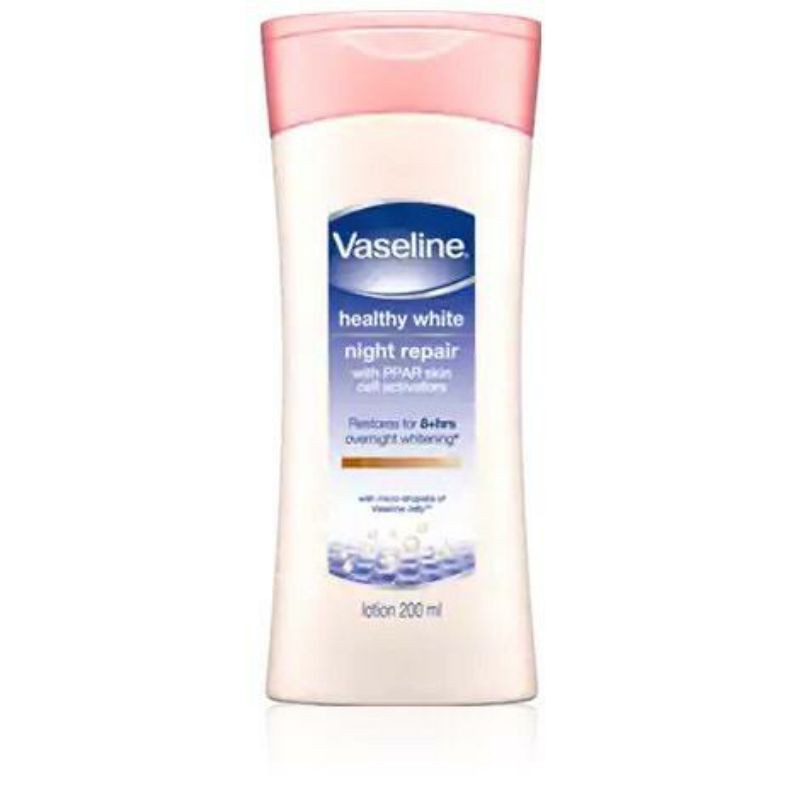 VASELINE Body Lotion Healthy White UV Lightening 200 ML ~ Original 100%