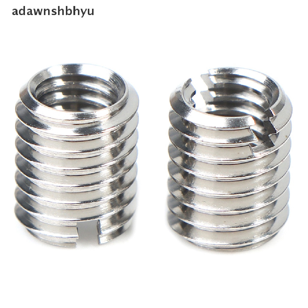Adawnshbhyu 10PCS Adapter Drat Stainless Steel Perubah M8 8mm Male To M6 6mm Female