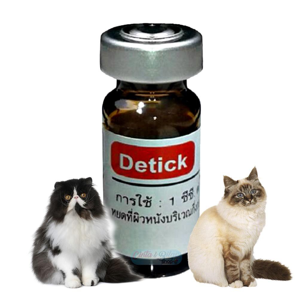 Jual DETICK 1-10KG 1ML obat kutu kucing anjing murah anti kutu caplak