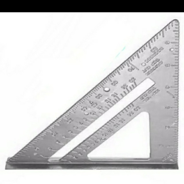 

Bagus Speed Square 7 Inch Siku/ Penggaris Siku Alloy 7"/Penggaris Siku Diskon