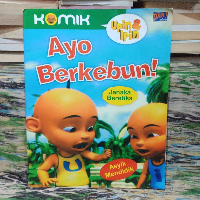 ayo berkebun - komik upin ipin