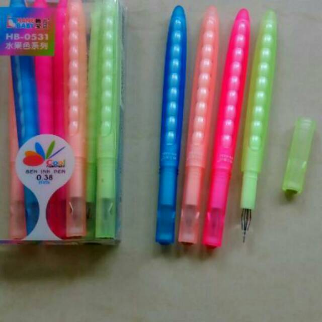 

Pulpen Tinta Gel Bentuk Kacang