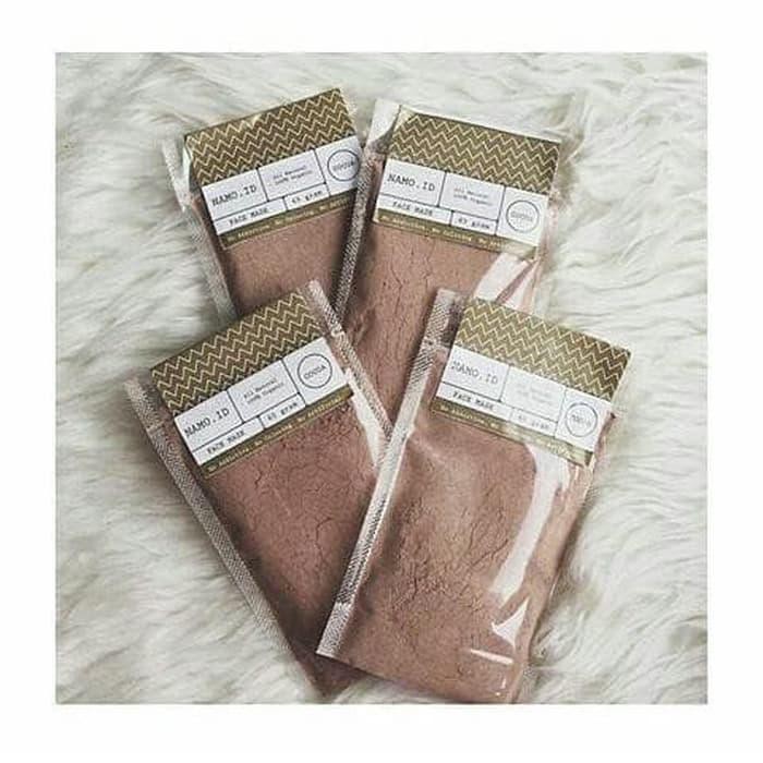 (FREE GIFT) MASKER WAJAH ORGANIK BY NAMO / NAMO.ID FACE MASK - GREENTEA