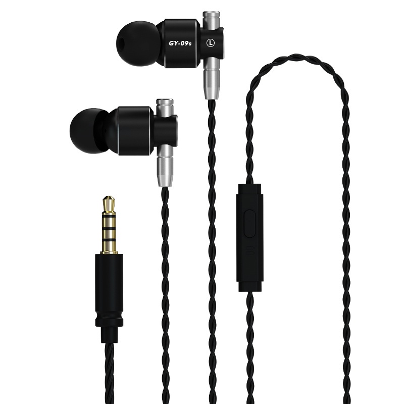 Reecho GY-09S Earphone HIFI Dynamic Heavy Bass Dengan Mic Untuk Olahraga / Lari GY09S