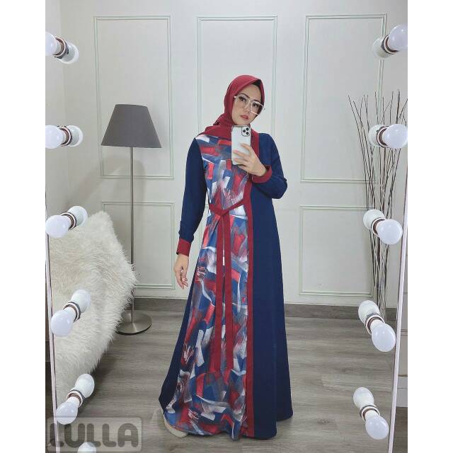 Gamis casual 281 branded original lulla