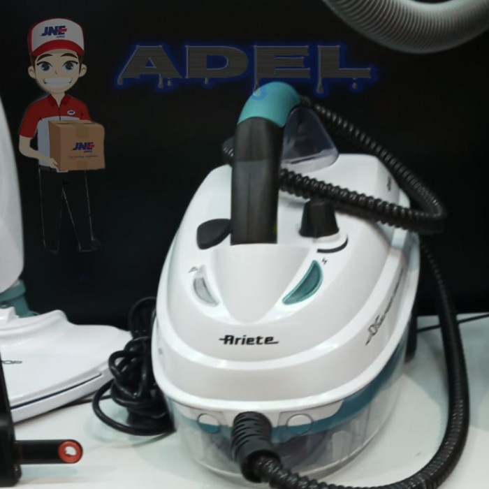 Ariete Steam Cleaner 1500W Putih - Pembersih Uap Multifungsi