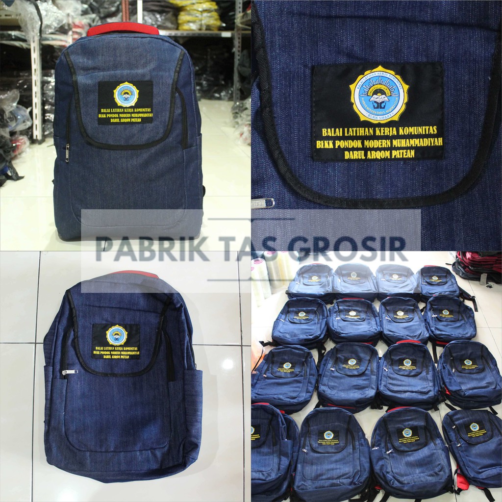 JUAL TAS SEMINAR PROMOSI RANSEL PELATIHAN BLK PONDOK PESANTREN MODERN MUHAMMADIYAH BACKPACK DISTRO