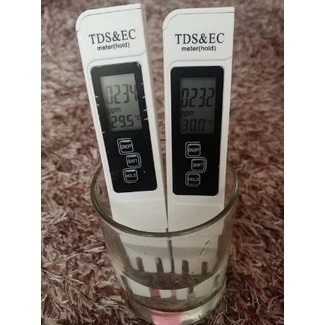 COD ORIGINAL TDS Meter 4 Digit Alat ukur PPM dan EC Meter PREMIUM ASLI