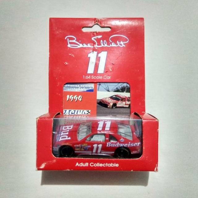 Nascar No 11 Budweiser Amoco Bill Elliott Ford Thunderbird ACTION card