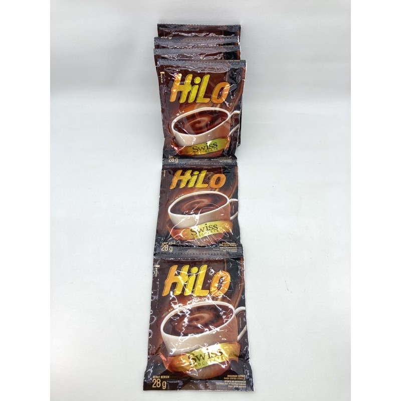 

Hilo MINUMAN SERBUK Rasa SWISS CHOCOLATE 10x28g BARCODE 749921030436