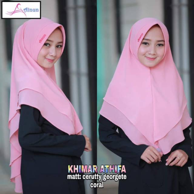 Hijab Ainun Khimar athifa