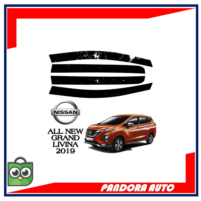 TALANG AIR MOBIL NISSAN ALL NEW GRAND LIVINA 2019 MODEL FLAT AKRILIK HITAM