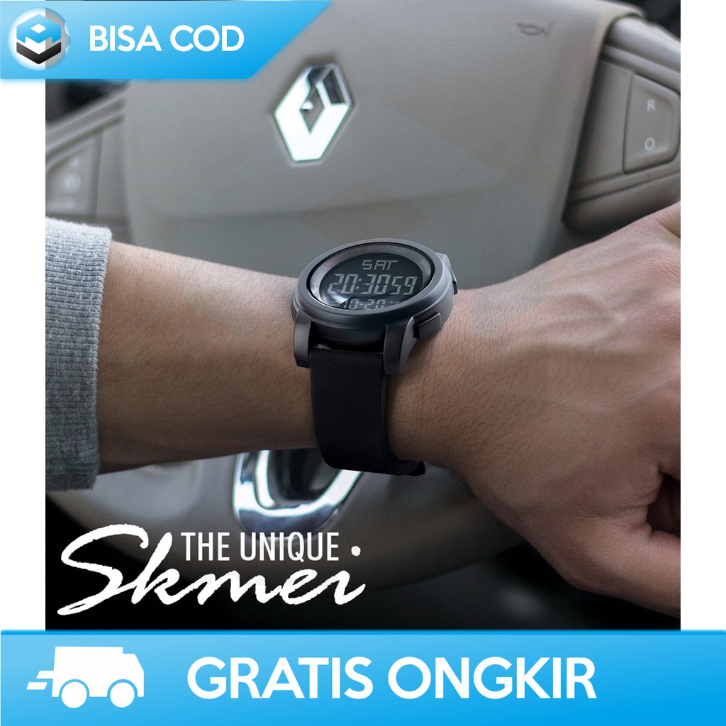 JAM TANGAN DIGITAL SKMEI PRIA ANTI AIR ORIGINAL DG1257 - JAM TANGAN SPORT COWOK WATERPROOF TERMURAH