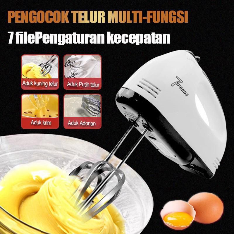 BATAM GROSIR (DP.IR) H683 Hand Mixer Pengaduk Kue Mixer Mini Multi Fungsi Mixer Roti / Mixer 7