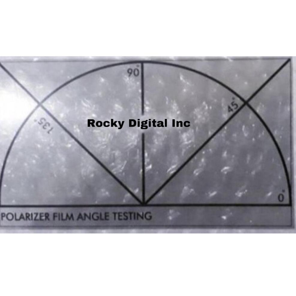 [PRODUK FWNCJ] Alat Ukur Derajat Polaris - Polarizer Film Angle Testing - rare item mengukur sudut p