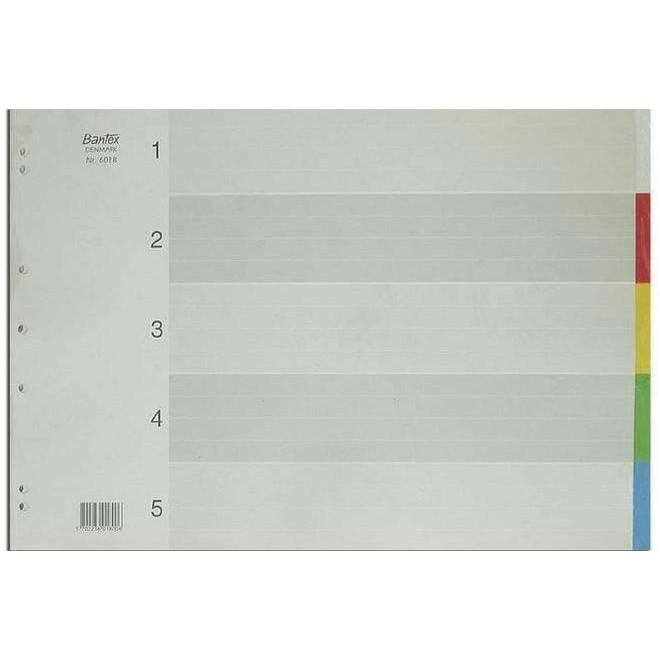 

✨ BISA BAYAR DITEMPAT✨ Pembatas /divider A3 landscape 5 pages Bantex BIG SALE Kode 816