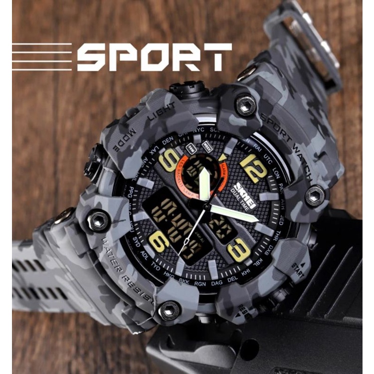 skmei 1520 original ori jam gunung jam tangan outdoor pendaki climbers waterproof ad1520
