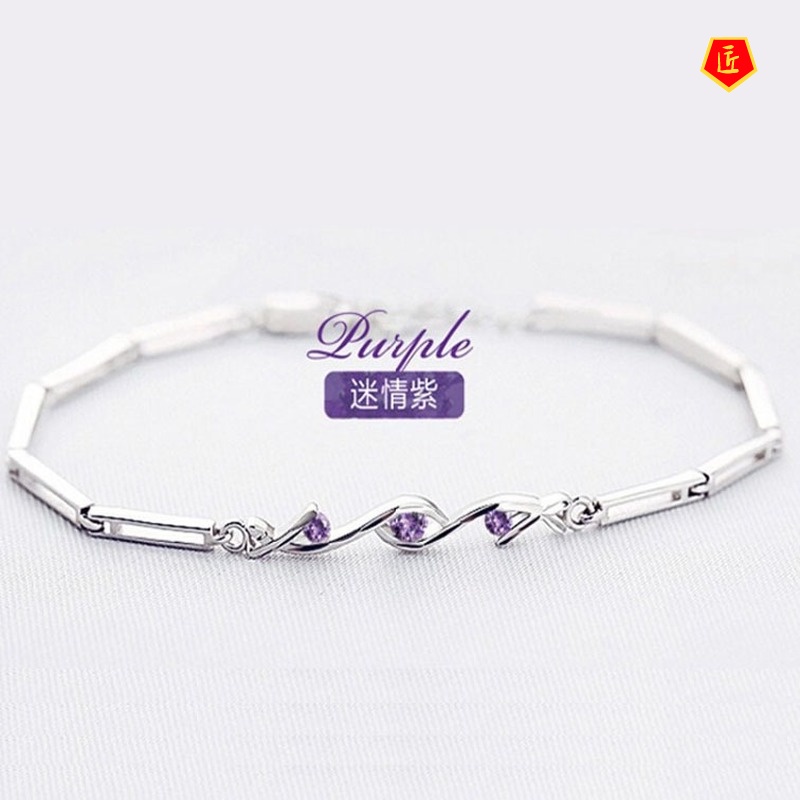 [Ready Stock]Silver Bracelet Stylish and Simple