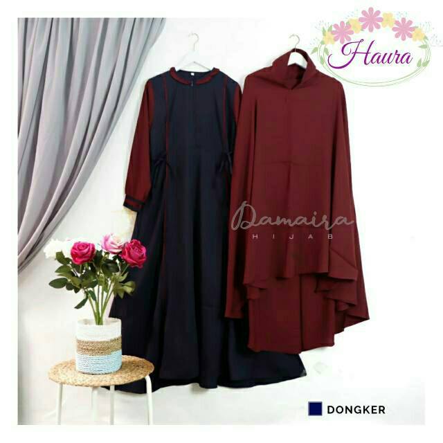 Gamis Set Haura ORI by Damaira