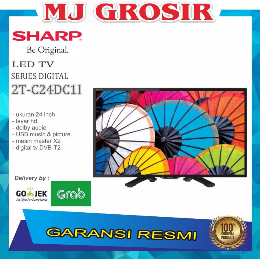 PROMO LED TV SHARP 24&quot; 24DC 24 DC DIGITAL NEW