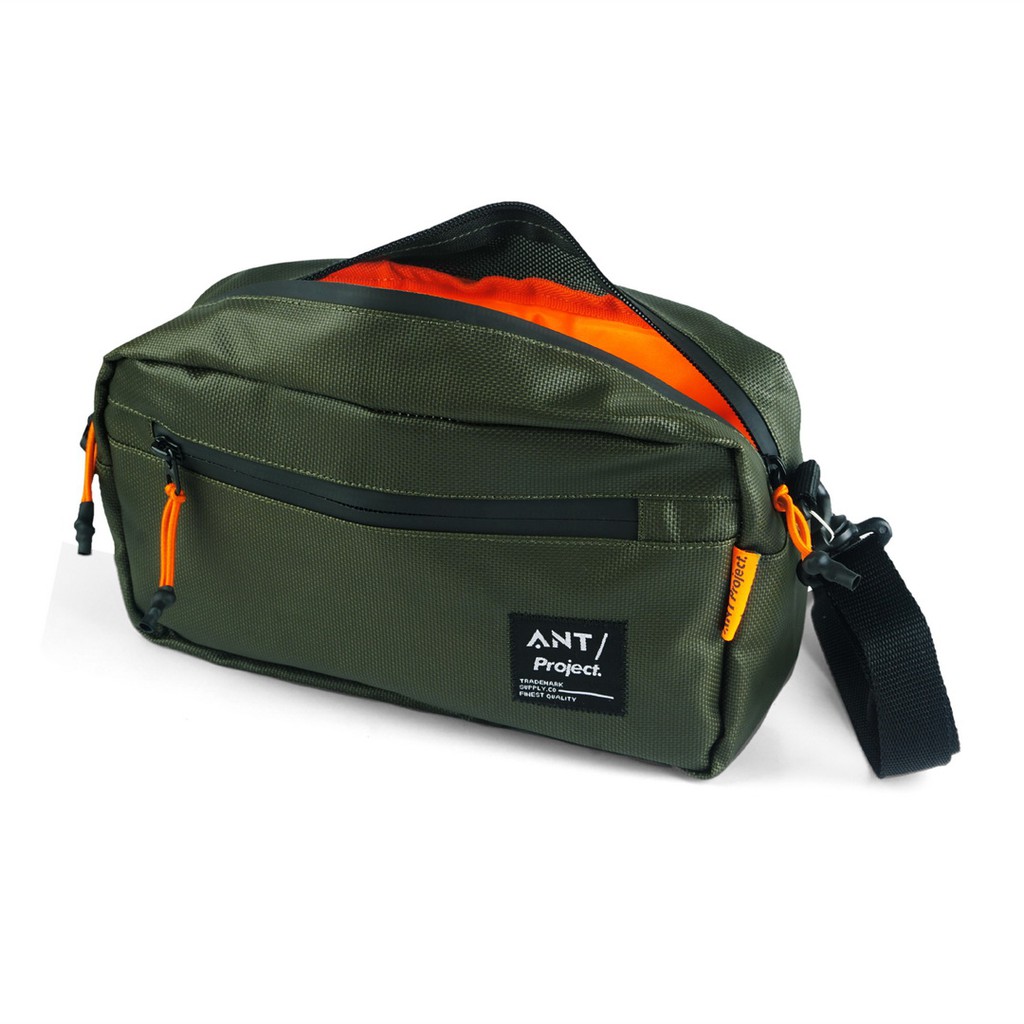 ☀ EVR X ANT ☀ Sling Bag 3in1 Anti Air Tas Handlebar Bag GREEN SPADE Selempang - Tas Stang Sepeda Waterproof.