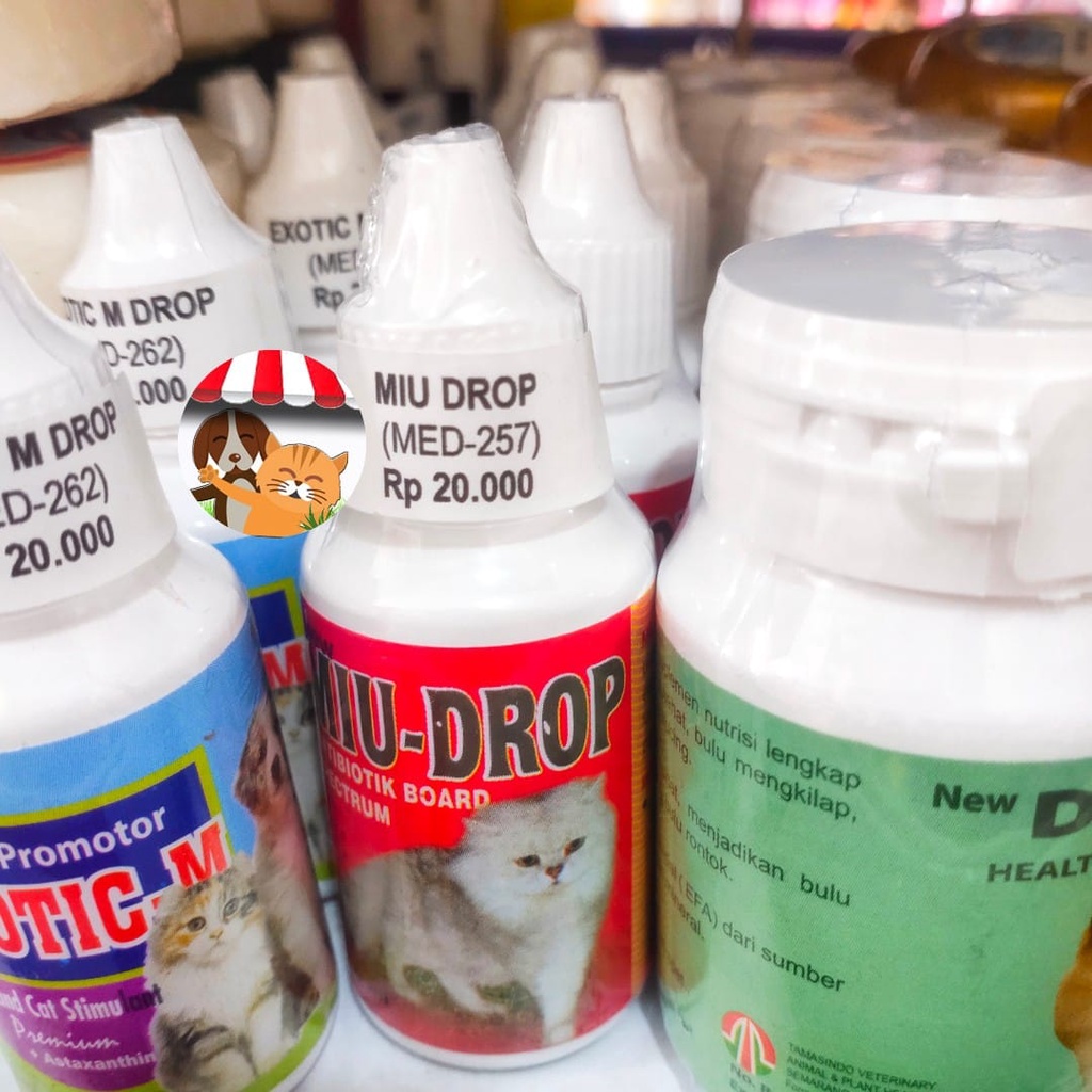 Miu Drop 30ml Antibiotik Tetes Untuk Kucing