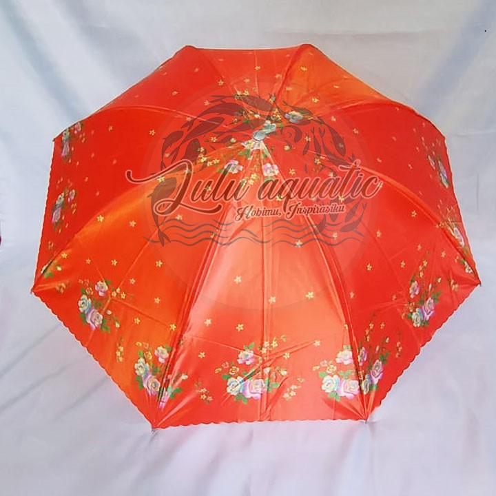 Payung Lipat 3 Murah / Payung Souvenir / Payung Motif Bunga NL035