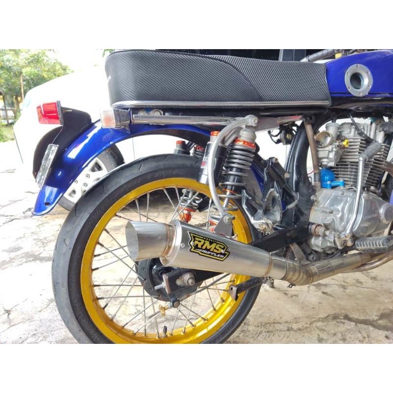 Knalpot Rms segi enam diamond segi enam rms