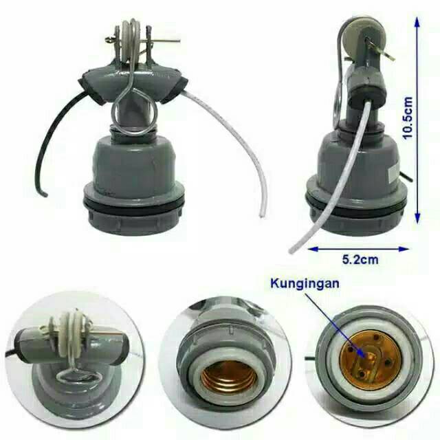 FITING LAMPU KAP IJO WD E27 FITTING LAMPU JALAN