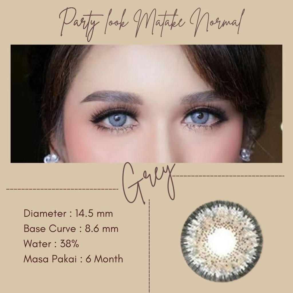 SOFTLENS WARNA PARTY LOOK MATAKE NORMAL