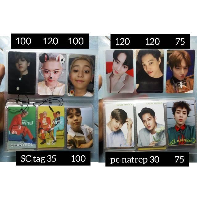 EXO OFFICIAL PHOTOCARD CHANYEOL PC SEHUN KAI BAEKHYUN SUHO XIUMIN CHEN WHAT A LIFE CITY LIGHT