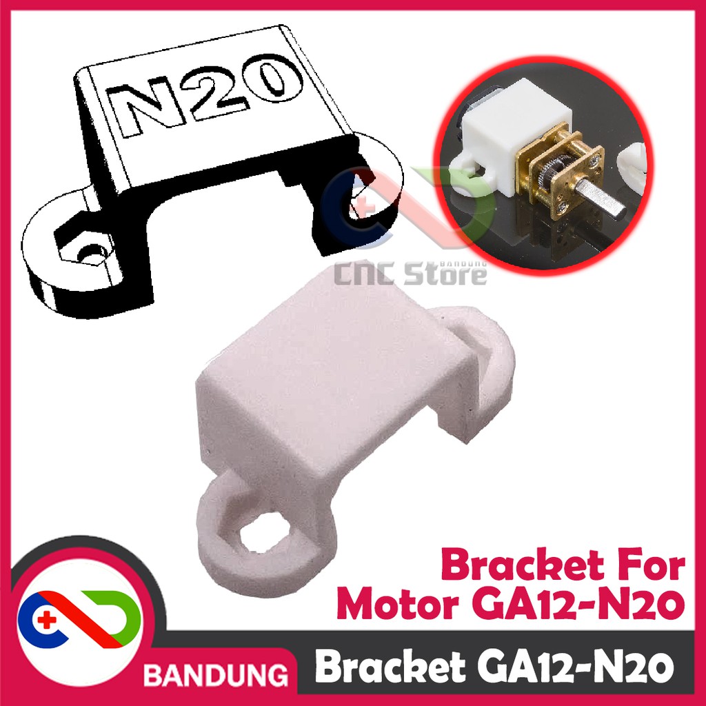 BRACKET DUDUKAN DC MOTOR GA12-N20 N20