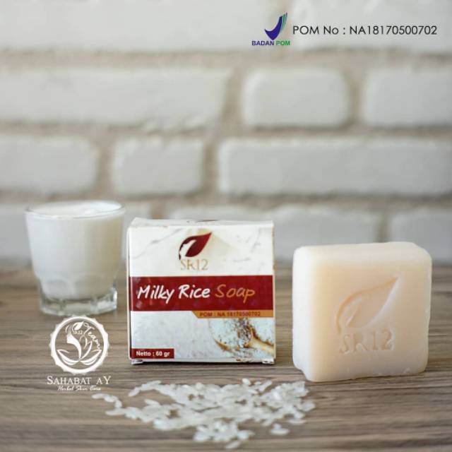 Milk rice soap