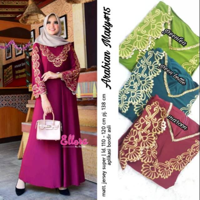 Baju Murah Gamis Longdress Muslim Arabian Maxy #15