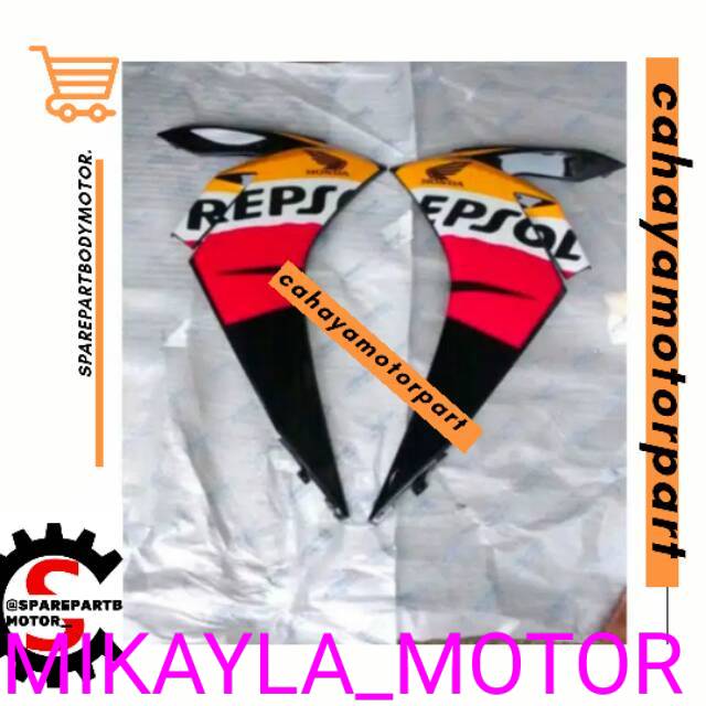cover body depan samping sayap blade repsol 2011 2012 2013