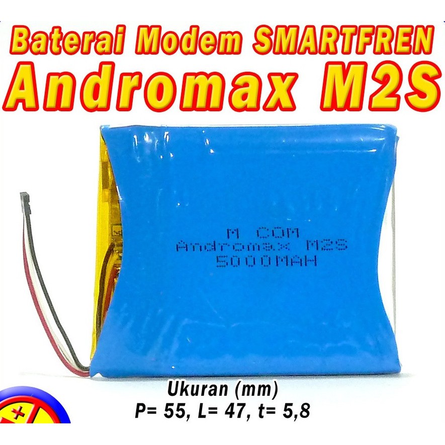 Battery Batre Baterai Double Power Mcom Smartfren Andromax M2s